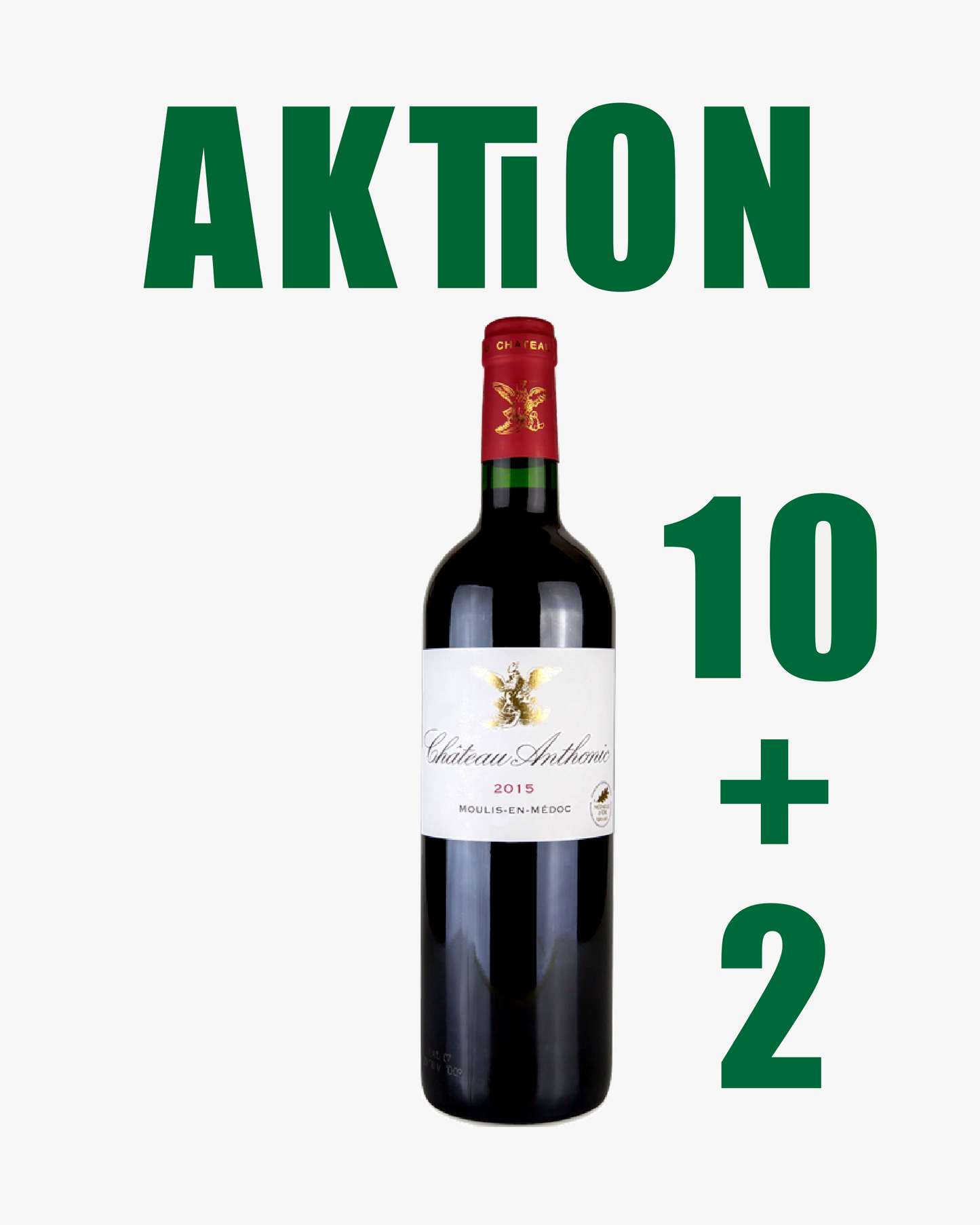 AKTION 10+2: 12x Château Anthonic Cru Bourgeois 2020 | Halbe
