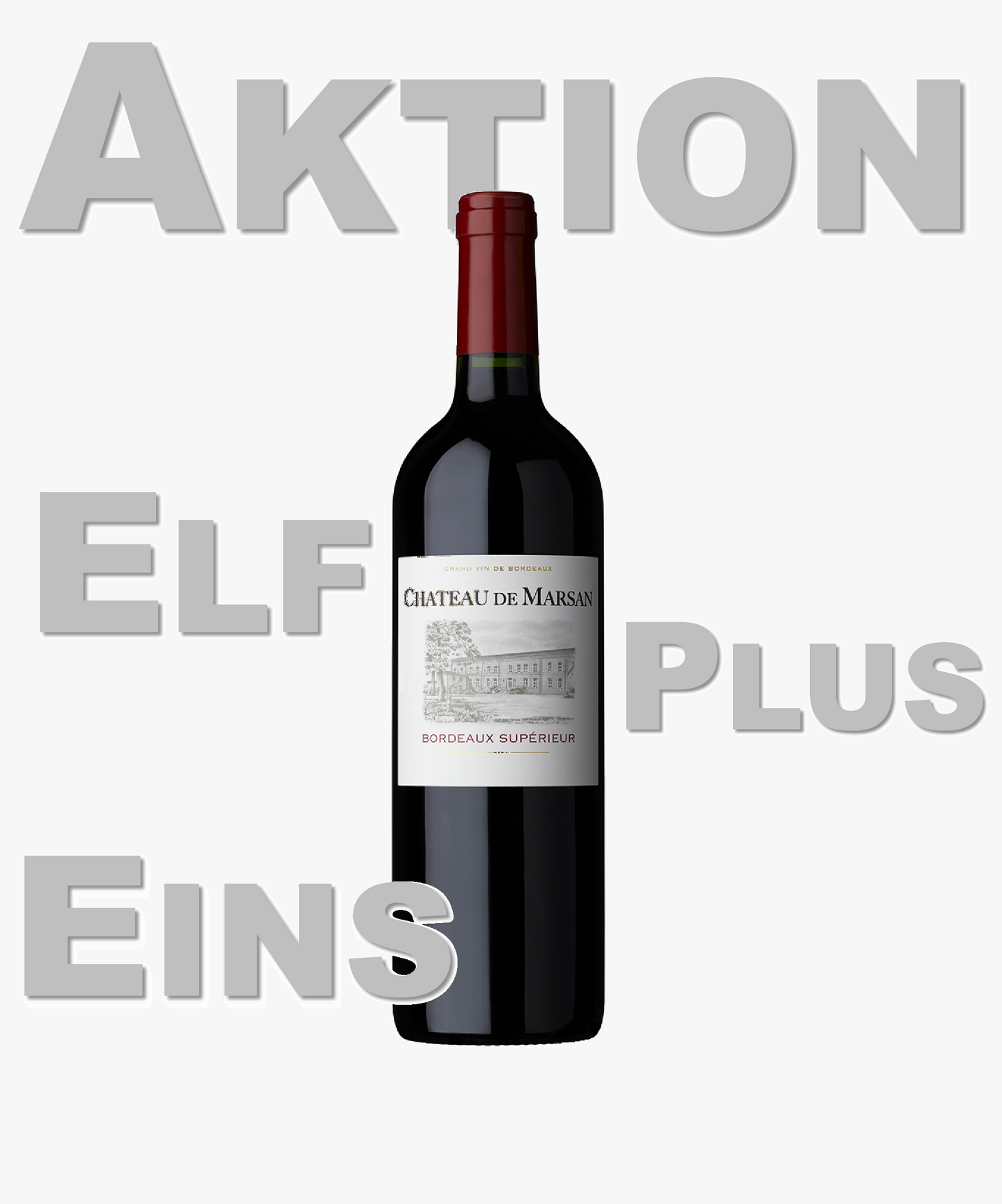 AKTION 11+1: 12x Château de Marsan Bordeaux Supérieur AOC 2022