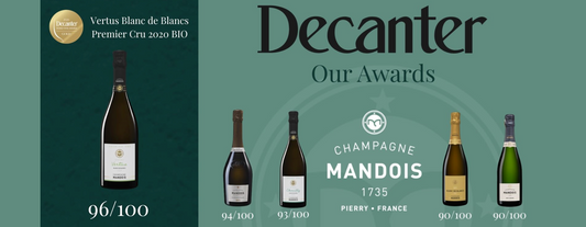 Decanter 2026: Gold & Silber für Mandois