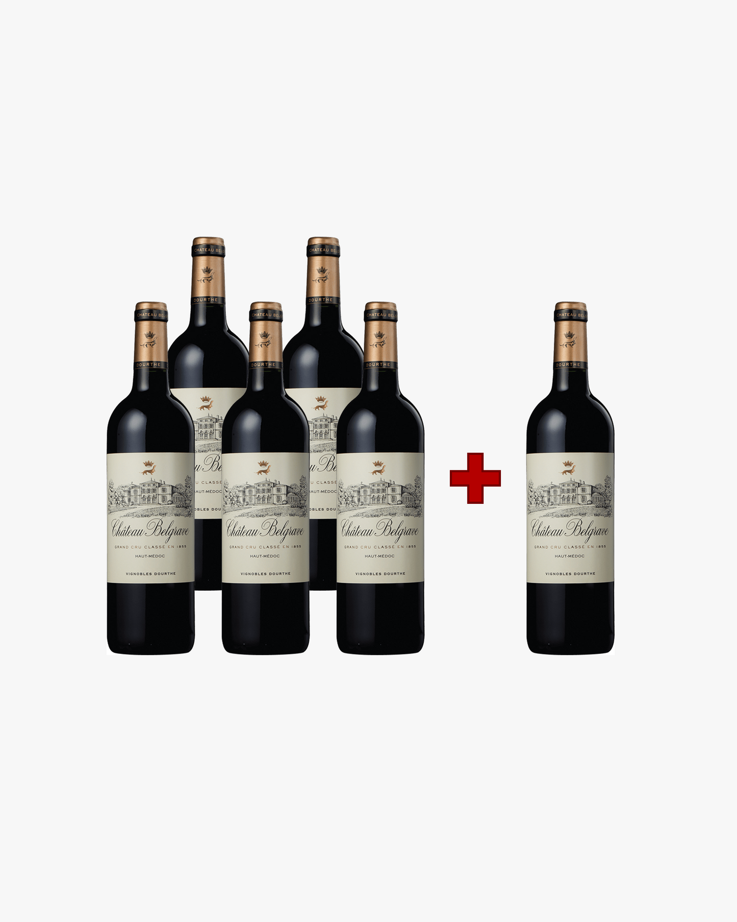AKTION 5+1: 6x Château Belgrave 5ème Grand Cru Classé 2022