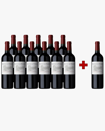 AKTION 11+1: 12x Château de Marsan Bordeaux Supérieur AOC 2022