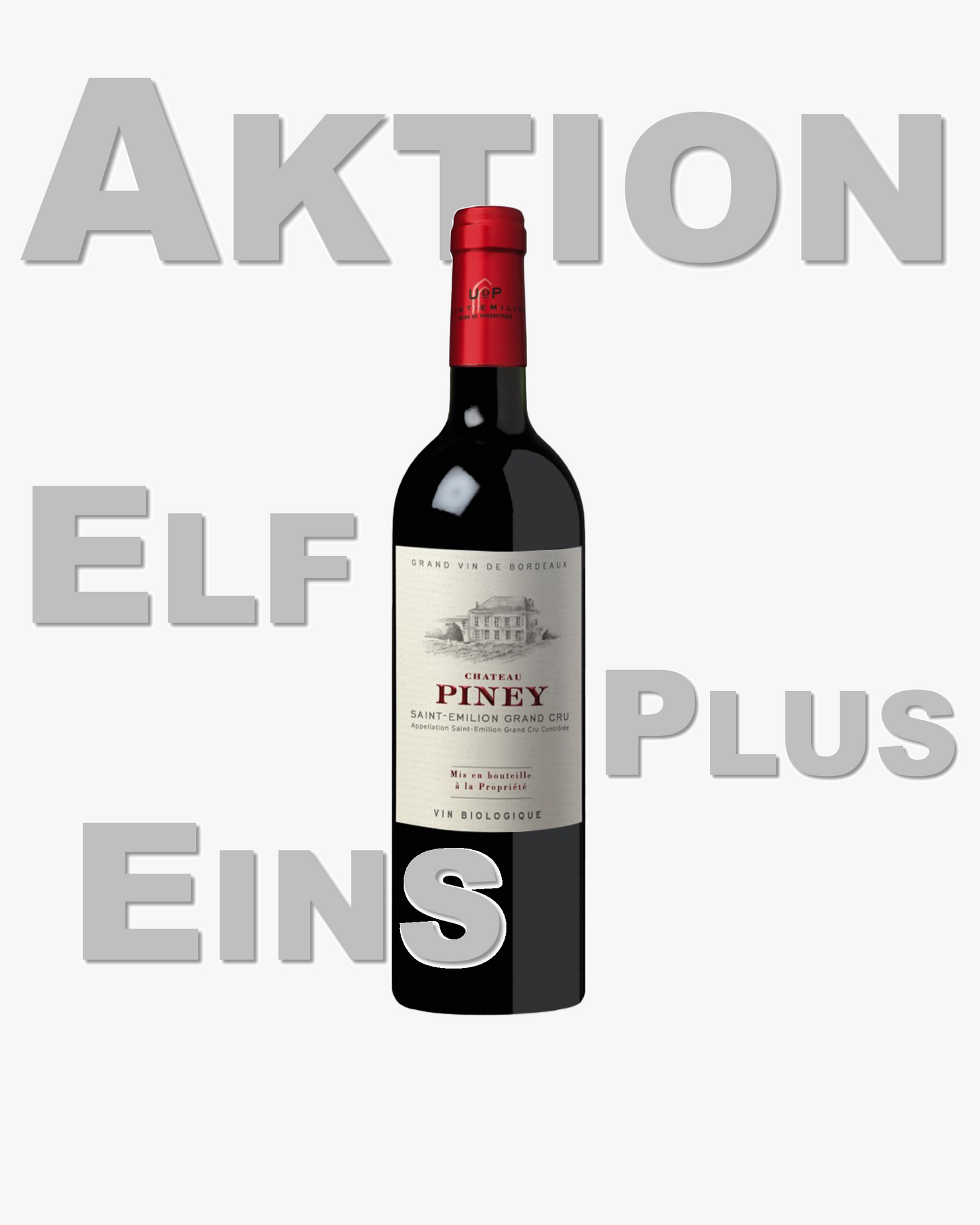 AKTION 11+1: 12x Château Piney Grand Cru 2019 | Halbe