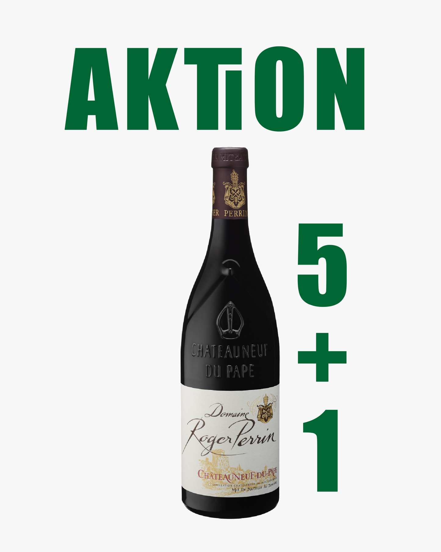 AKTION 5+1: 6x Châteauneuf-du-Pape AOC Rouge 2022