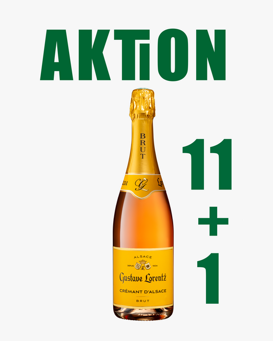 AKTION 11+1: 12x Crémant d'Alsace Brut Rosé