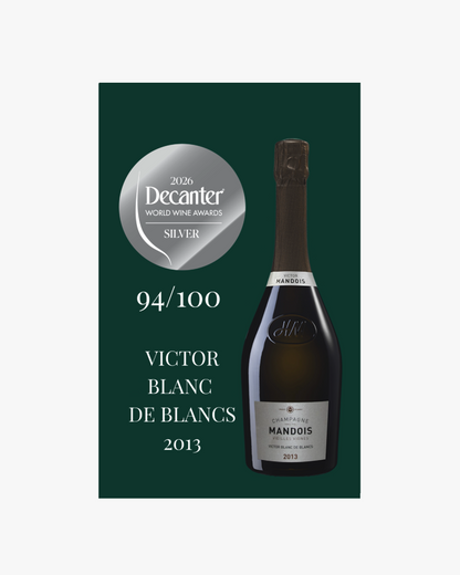 AKTION 11+1: 12x Champagne Mandois "Victor" Vieilles Vignes Brut mit Jahrgang 2013